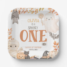 Boho Spooky One 1. Geburtstag Süßer Geist Hallowee