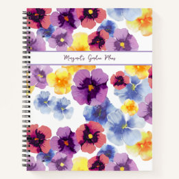 Boho Spring Garden Blume Gardener Spiral Notebook Notizblock