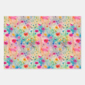 BOHO SPRING MEADOFLORAL GESCHENKPAPIER SET (Vorderseite 2)