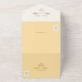 Boho Spring Wedding All In One Einladung (Außenbereich)