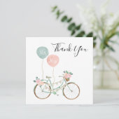 Boho Spring Wedding Vielen Dank Karten (Stehend Vorderseite)