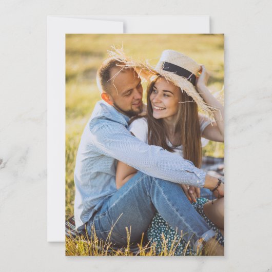 Boho Spring Wildblume | Botanisches Hochzeitssembl Einladung (Rückseite)