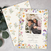 Boho Spring Wildblumen Botanischer Garten Einladung