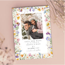 Boho Spring Wildblumen Botanischer Garten Einladung