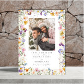 Boho Spring Wildblumen Botanischer Garten Einladung