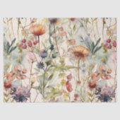 BOHO SPRING WILDBLUMEN DECOUPAY SEIDENPAPIER (Vorderseite)