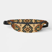 Boho-Stamm-Geometrisches Muster Fanny Pack | Südwe Bauchtasche (Vorderseite)