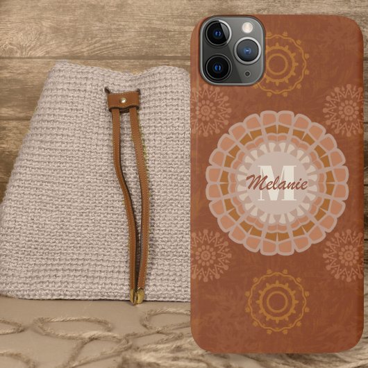 Boho Stammee-Mandalas Rustikale Erdtöne Variation Case-Mate iPhone Hülle
