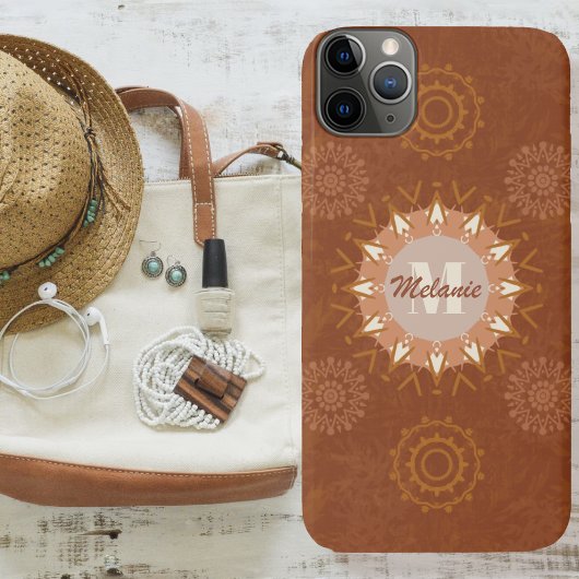 Boho Stammee-Mandalas Rustikale Erdtöne Variation Case-Mate iPhone Hülle