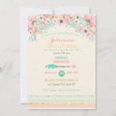 Boho Stammes- Einladung (Vorderseite)