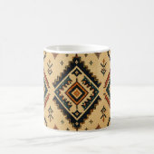 Boho-Stammes-Geometrisches Muster Kaffeetasse | Ru (Mittel)