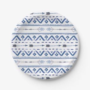 Boho Stammes- PapierTeller