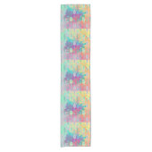 Boho Stammes- schicker Feder-u. Kurzer Tischläufer (Vorderseite)