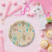 Boho Stammes- schicker Traumfänger-Pappteller Pappteller (Party)