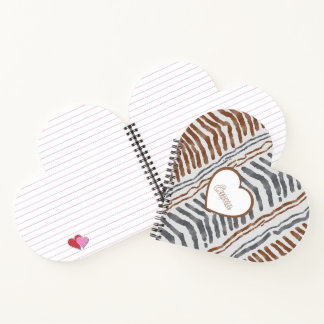 Boho-Stammesherz Spiralblock Notizblock