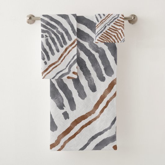 Boho-Stammesmuster-Handtuch-Set Badhandtuch Set (Insitu)