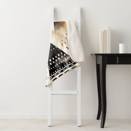 Boho Stammesmuster Sherpadecke (Beispiel)