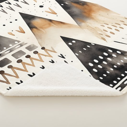 Boho Stammesmuster Sherpadecke (3/4)