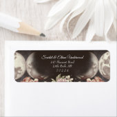 Boho Starry Night Triple Moon Rücksendeadresse (Insitu)