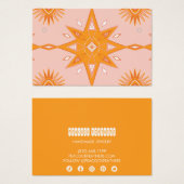 Boho Stars Earring Necklace Juwelier Display Card (Vorne & Hinten)