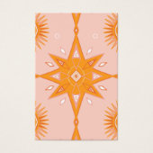 Boho Stars Earring Necklace Juwelier Display Card (Vorderseite)