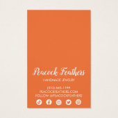 Boho Stars Earring Necklace Juwelier Display Card (Rückseite)