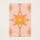 Boho Stars Earring Necklace Juwelier Display Card (Vorderseite)