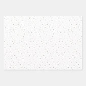 boho Stars Weihnachten und Feiern Design Geschenkpapier Set (Vorderseite 3)