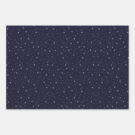 boho Stars Weihnachten und Feiern Design Geschenkpapier Set (Vorderseite 2)