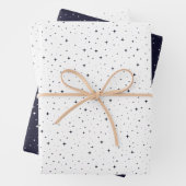 boho Stars Weihnachten und Feiern Design Geschenkpapier Set (Beispiel)