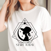 Boho starten heute geometrische Frau Inspiration Tri-Blend Shirt