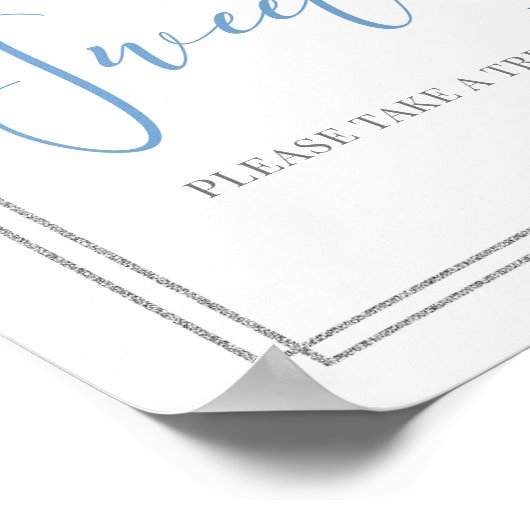 Boho staubige, blühende, schicke Babys sind ein sü Poster (Ecke)