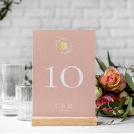 Boho staubige Rosa-Laubkäfer moderne chinesische H Tischnummer