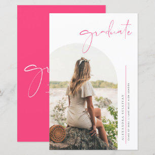 Boho Staubiges Blau Minimalistischer Bogen Foto Ab