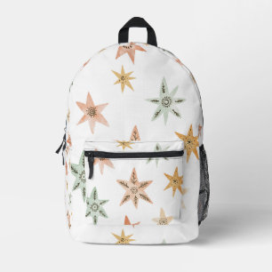 Boho Sterne Bedruckter Rucksack