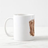 Boho-Stiefel Cowgirl Kaffeetasse (Links)