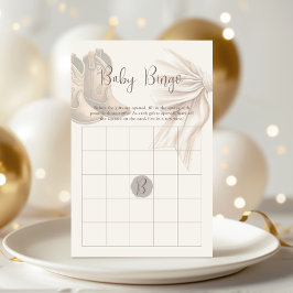 Boho Stiefel oder Bows Gender Reveal Bingo Game