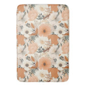 Boho Stil Blume Muster hellen Farben Badematte (Vorderseite Vertikal)