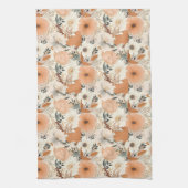 Boho Stil Blume Muster hellen Farben Geschirrtuch (Vertikal)