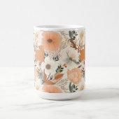 Boho Stil Blume Muster hellen Farben Kaffeetasse (Mittel)