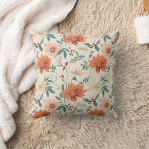 Boho Stil Blume Muster hellen Farben Kissen