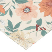 Boho Stil Blume Muster hellen Farben Kurzer Tischläufer (Ecke)
