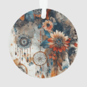 Boho Stil-Design mit Träumern Ornament (Rückseite)