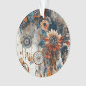 Boho Stil-Design mit Träumern Ornament (Vorderseite)