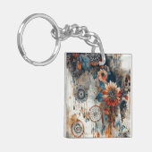 Boho Stil-Design mit Träumern Schlüsselanhänger (Vorderseite links)
