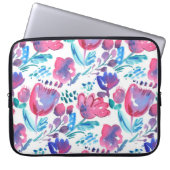 boho Stil florale rustikale Hand gezeichnete Abbil Laptopschutzhülle (Vorderseite)