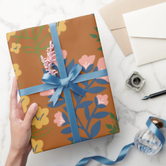 Boho-Stil Geschenkpapier