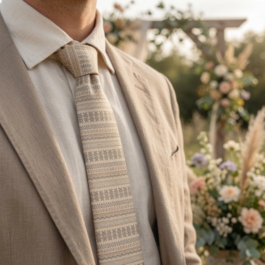 Boho-Stil-Muster Krawatte