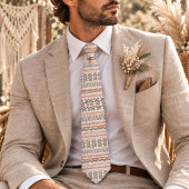 Boho-Stil-Muster Krawatte