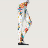 Boho-Stil, nahtloses Feder-Muster. Leggings (Rechts)
